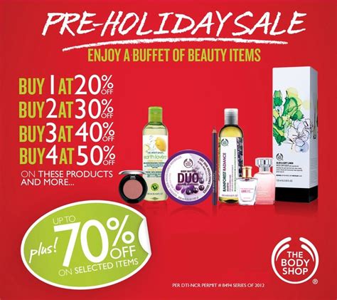 The Body Shop Pre-Holiday Sale September - October 2012 | Manila On Sale