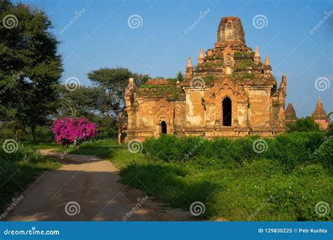 Bagan historical pagoda stock image. Image of light - 129830225