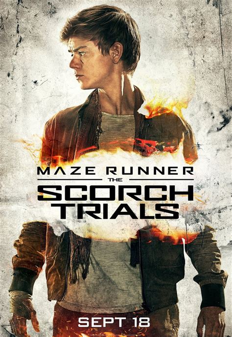 6 New MAZE RUNNER: THE SCORCH TRIALS Character Posters | The Entertainment Factor