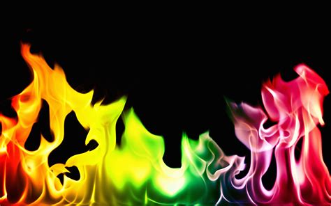 Rainbow Fire Wallpapers - Wallpaper Cave