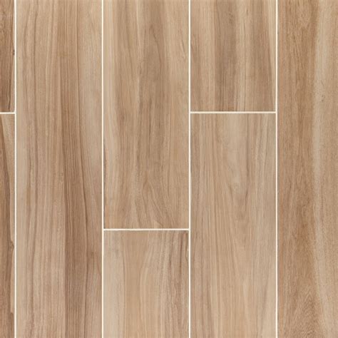 Navarro Beige Wood Plank Porcelain Tile - 10 x 47 - 100294875 | Floor and Decor