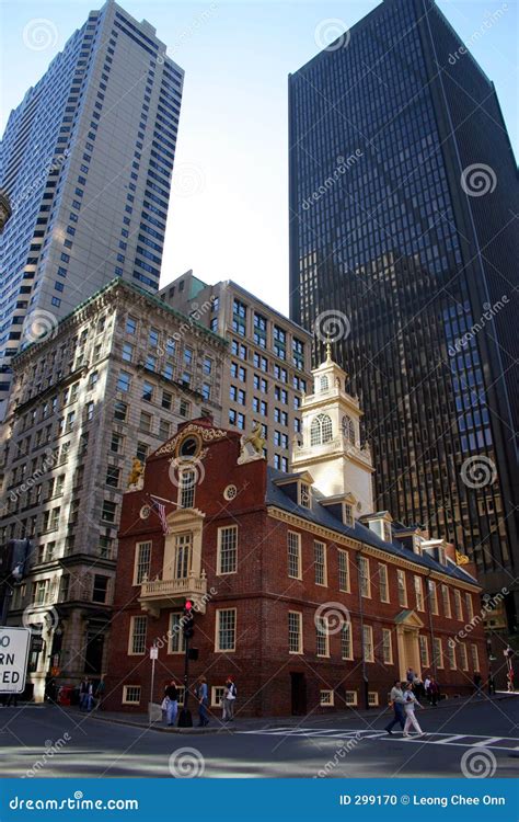 Boston Old State House stock photo. Image of north, travel - 299170