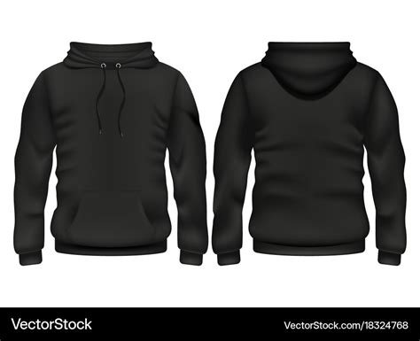 Black Zip Up Hoodie Template For Your Needs