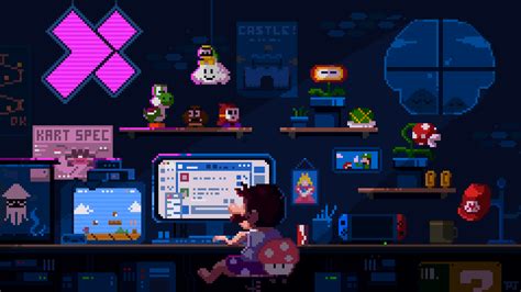 ArtStation - Chill Mario, Pixel Jeff