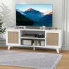 Homcom Tv Stand Cabinet For Tvs Up To 65", Boho Entertainment Center ...