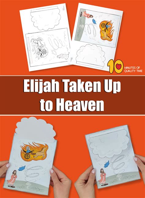 Elijah Taken Up to Heaven Craft – 10 Minutes of Quality Time