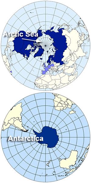 North Pole Location On Globe