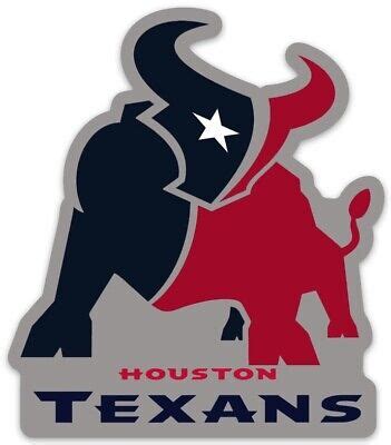 Houston Texans Texas Bull Logo type Die-Cut MAGNET | eBay