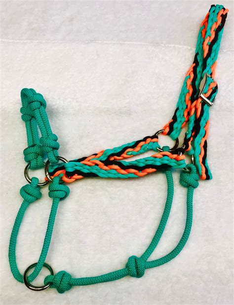 Rope & Braided Halter Weanling Size,weanling Halter,foal Halter,horse Halter,pony Halter - Etsy