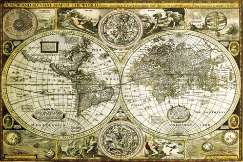 World Map - Historical Poster | Sold at Europosters