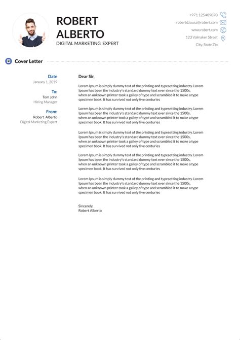 20 Free Cover Letter Templates For Microsoft Word Docx And Google Docs