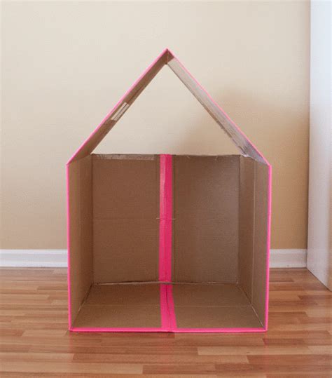 Diy: Casitas para jugar con Cajas de cartón : Baby-Deco | Cardboard ...