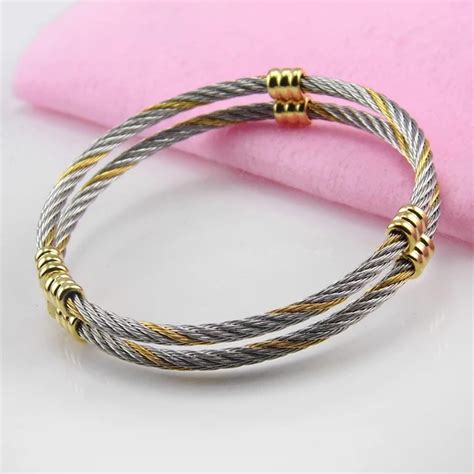 Joyas De Acero Inoxidable Stainless Steel Jewelry Coil Spring Bracelets - Buy Coil Spring ...