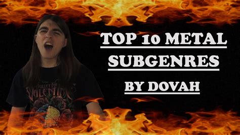 TOP: 10 METAL SUBGENRES - by Dovah - YouTube