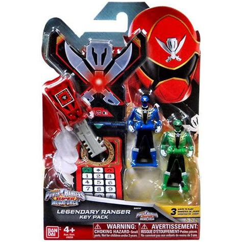 Power Rangers Super Megaforce Legendary Ranger Key Pack - Walmart.com - Walmart.com