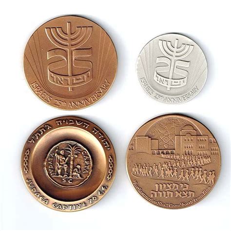 Sold Price: 4 Israel State Medals, Silver and Bronze. - February 2 ...