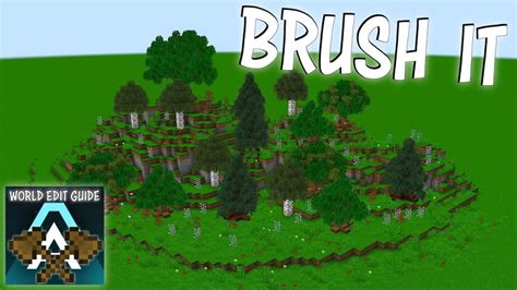 How to use Brushes in WorldEdit | Minecraft WorldEdit Guide (Ep5 ...