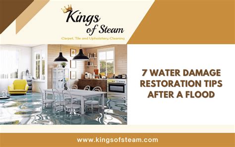 7 Water Damage Restoration Tips After A Flood - Kings Of Steam Carpet ...