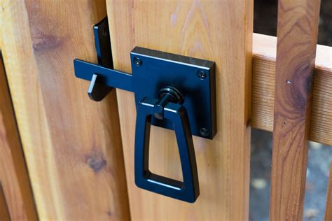 Modern Gate Latch with Tapered Ring - 360 Yardware: Your Source for Contemporary Gate Hardware ...