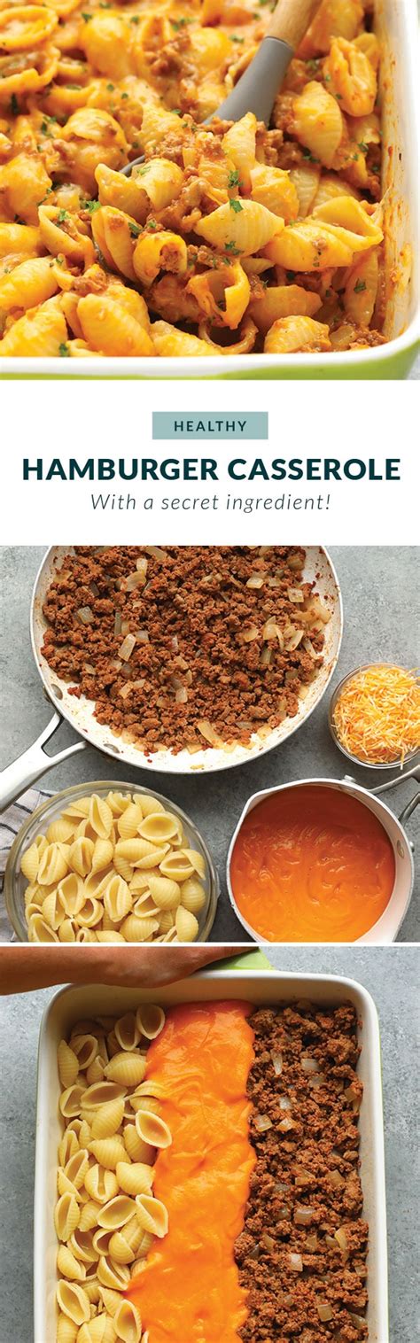 Hamburger Casserole (w/ sweet potato sauce!) - Fit Foodie Finds