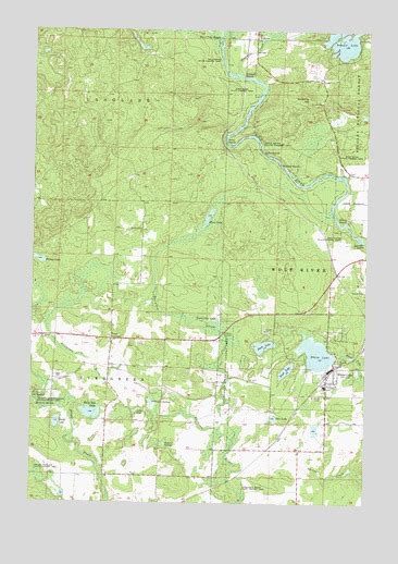 White Lake, WI Topographic Map - TopoQuest