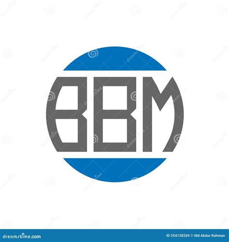 BBM Letter Logo Design on White Background. BBM Creative Initials ...