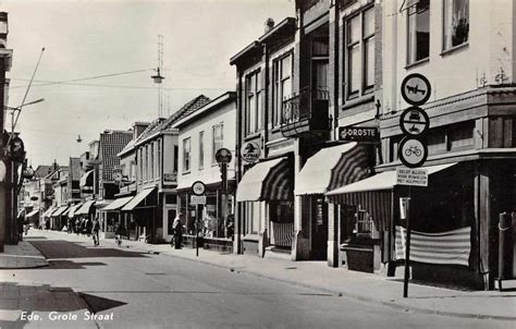 Ede Netherlands Grote Straat Street Scene Real Photo Antique Postcard ...