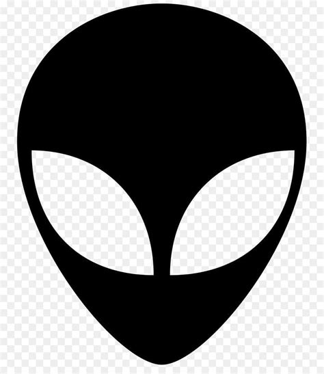 Black and White Alien Logo - LogoDix