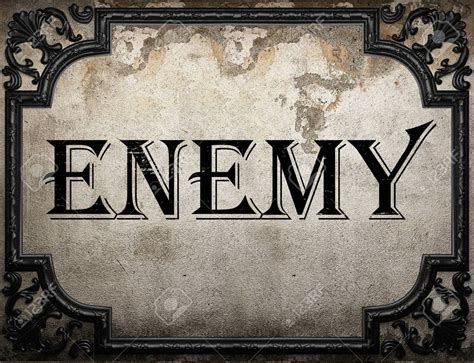 enemy word on concrette wall » Everything-Voluntary.com