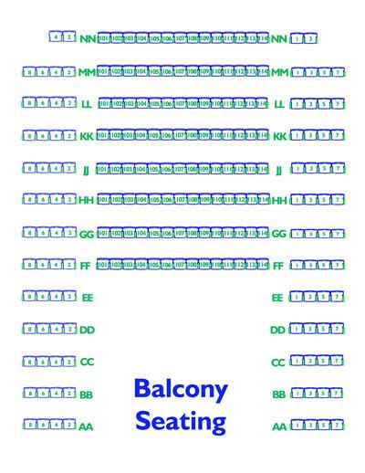 Seating Chart – Erie Playhouse