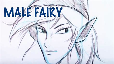 boy Fairy Art Drawing Sketches