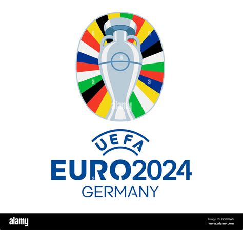 UEFA Euro 2024-Logo – Fußball-Europameisterschaft Stockfotografie - Alamy