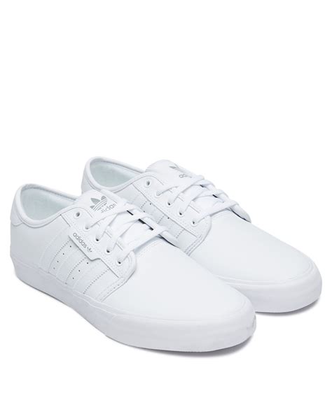 Adidas Mens Seeley Xt Leather Shoe - White | SurfStitch