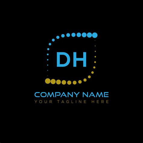 DH letter logo creative design. DH unique design. 20365706 Vector Art at Vecteezy