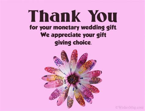 100+ Heartfelt Thank You Messages for Wedding Gifts - WishesMsg