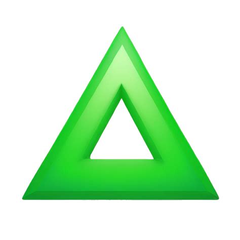 Down arrow green triangle like | AI Emoji Generator