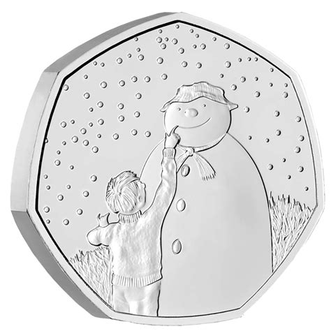 2021 50p The Snowman BUNC Coin - Comm Coinage