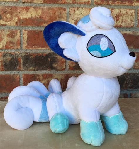 Sitting Alola Vulpix Plushie by The-Crafty-Kaiju on DeviantArt