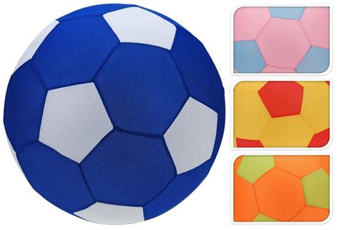 Large Jumbo Sensory Football With Mesh Finish Giant Soft Play Ball 60cm ~ Colour Varies ...