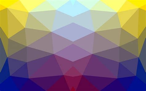 3d geometric texture, multicolored geometric background, polyhedrons 3d background, HD wallpaper ...