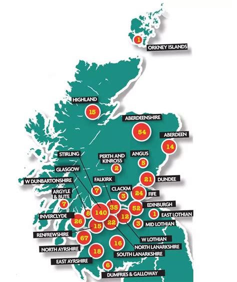 Scottish Premier League Map