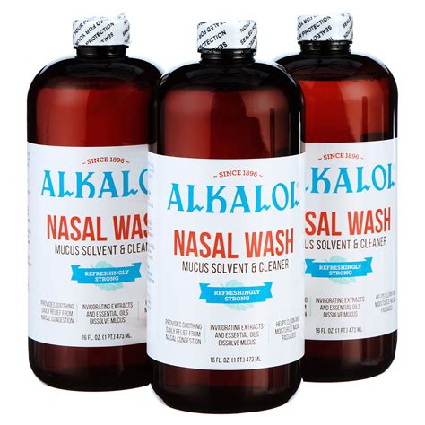 Alkalol Original Nasal Wash, 3x16 fl oz - Walmart.com