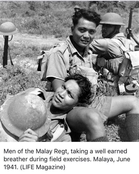 Malay regiment soldiers resting | History war, World war two, Life magazine