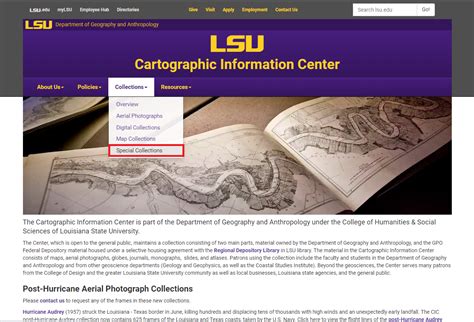 LSU Library: Cartographic Information Center: Special Collections ...