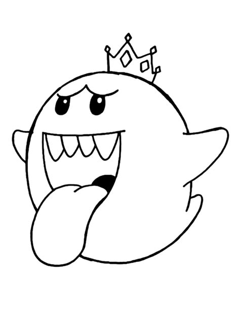 King Boo Coloring Pages Printable for Free Download