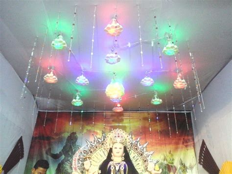 Navratri decorations... | Decor, Ceiling lights, Navratri