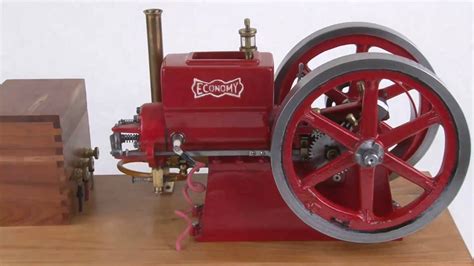 Economy Hit Miss Model Engine - Working Gas Powered Engine - YouTube