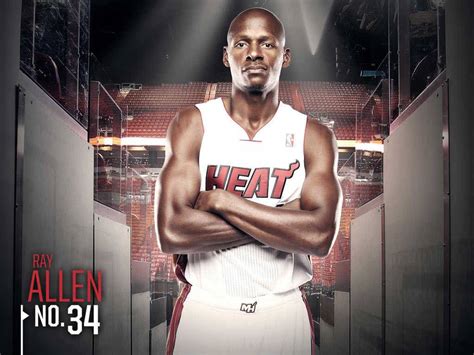 Download Ray Allen Miami Heat Wallpaper | Wallpapers.com