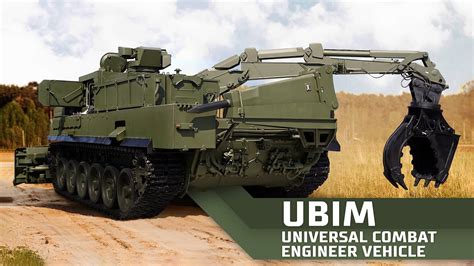 UBIM universal combat engineer vehicle - YouTube