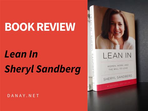 Book Review: Lean In by Sheryl Sandberg - Danay